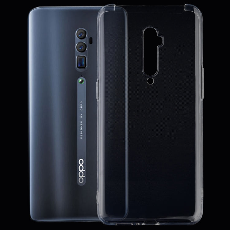 0.75mm Ultrathin Transparent TPU Soft Protective Case for OPPO Reno 10x Zoom, For OPPO Reno 10x Zoom