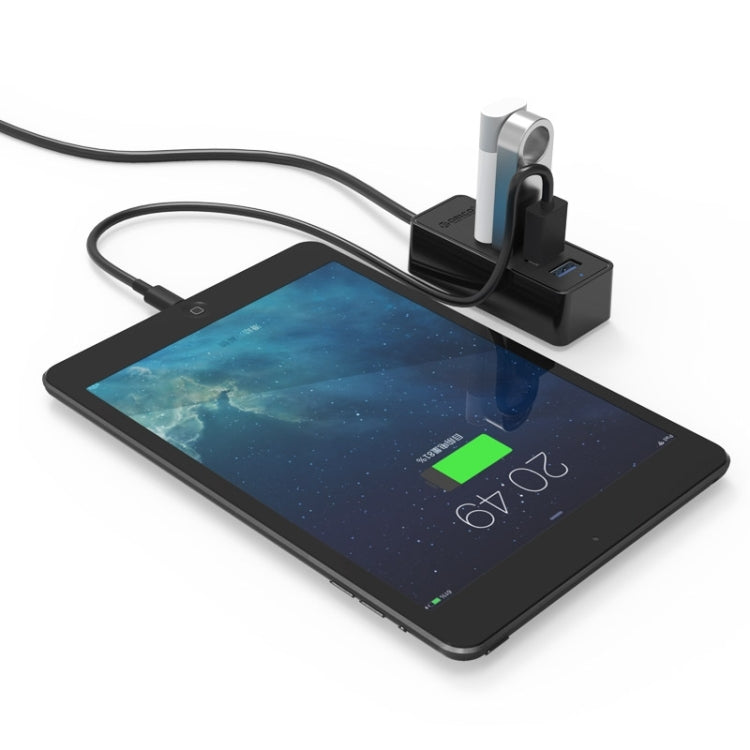 ORICO W5P-U3-30 4-Port USB 3.0 Desktop HUB with 30cm Micro USB Cable Power Supply, W5P-U3-30 Black, W5P-U3-30 White