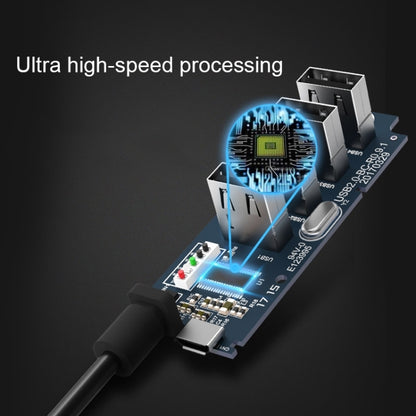 ORICO W5P-U3-30 4-Port USB 3.0 Desktop HUB with 30cm Micro USB Cable Power Supply, W5P-U3-30 Black, W5P-U3-30 White