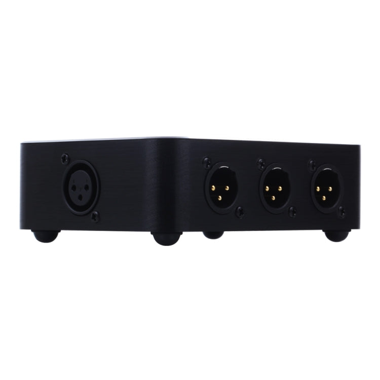 B866 Distribuidor paralelo horizontal dividido XLR, 1 entrada y 6 salidas