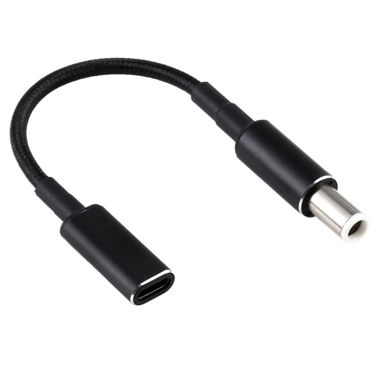 Cable adaptador de nailon trenzado PD 100 W, 18,5-20 V, 7,4 x 0,6 mm a USB-C/Tipo C para Dell (7,4 x 0,6 mm)