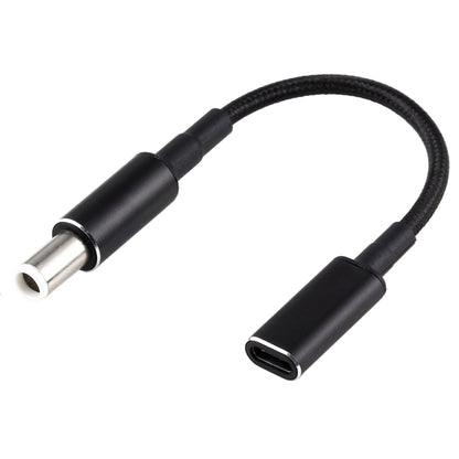Cable adaptador de nailon trenzado PD 100 W, 18,5-20 V, 7,4 x 0,6 mm a USB-C/Tipo C para Dell (7,4 x 0,6 mm)