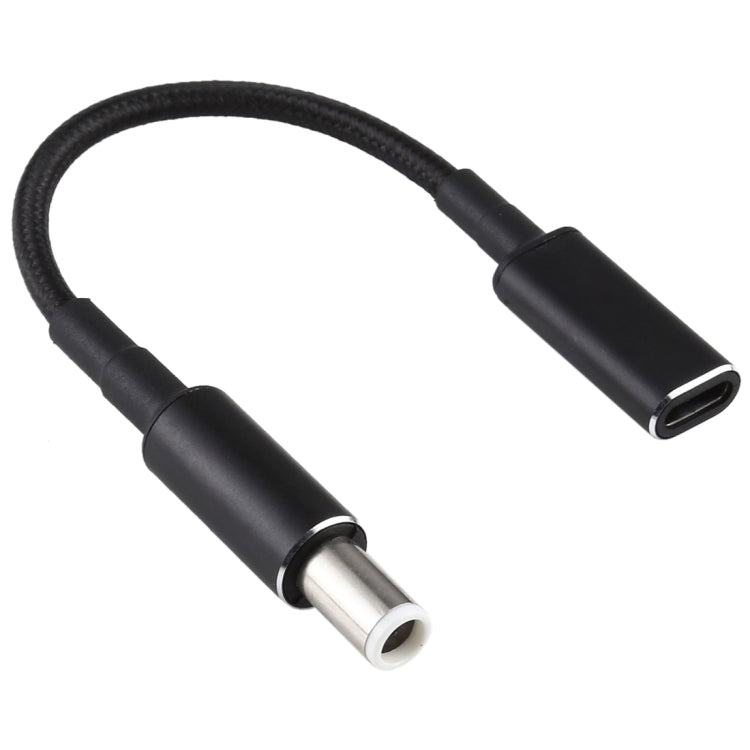 Cable adaptador de nailon trenzado PD 100 W, 18,5-20 V, 7,4 x 0,6 mm a USB-C/Tipo C para Dell (7,4 x 0,6 mm)