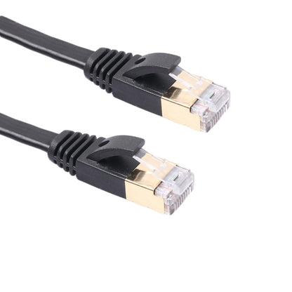 15m CAT7 10 Gigabit Ethernet Ultra Flat Patch Cable for Modem Router LAN Network - Built with Shielded RJ45 Connectors, Length: 15m