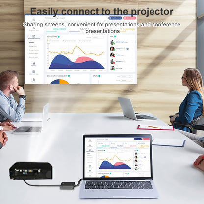 Conversor HDCO-VGAM2 1080P VGA Macho para HDMI Fêmea com Cabo de Áudio de 3,5 mm, HDCO-VGAM2