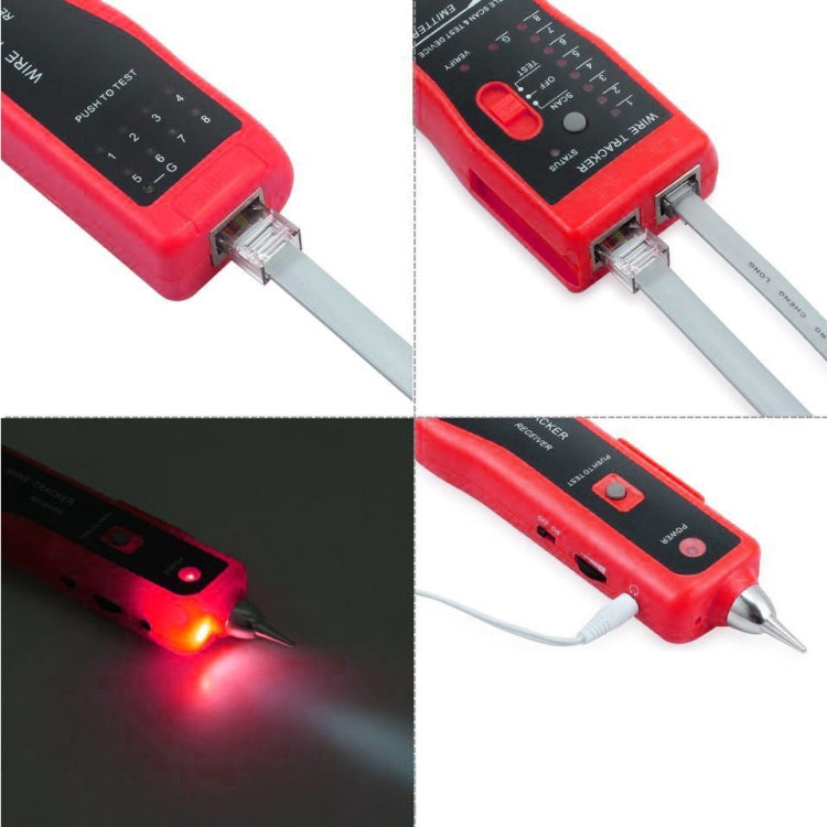 RJ11 / RJ45 Telephone Wire Tracker Ethernet LAN Network Cable Tester Detector Line Finder, RJ11 / RJ45 Line Finder