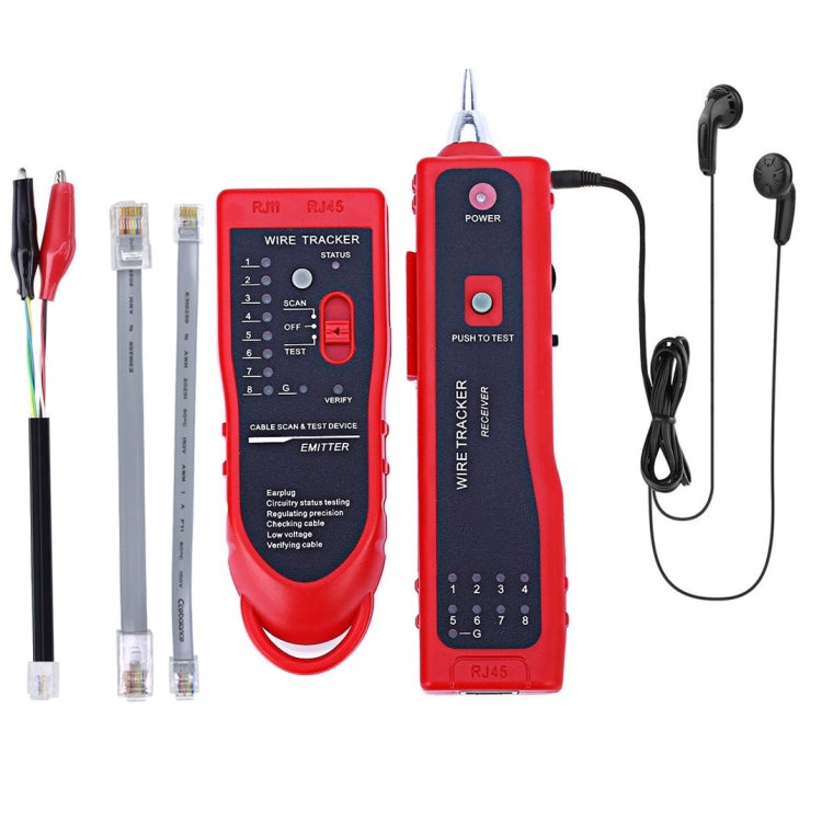 RJ11 / RJ45 Telephone Wire Tracker Ethernet LAN Network Cable Tester Detector Line Finder, RJ11 / RJ45 Line Finder