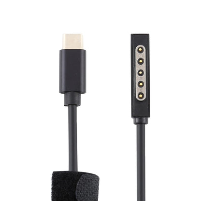 USB-C / Type-C Power Supply PD 65W Fast Charging Cable for Microsoft Surface Pro 2, Cable Length: 1.5m