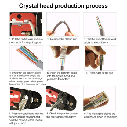 100pcs Cat5e Shielded Pass Through RJ45 Connector Modular Plug, Cat5e Shielded Pass Through