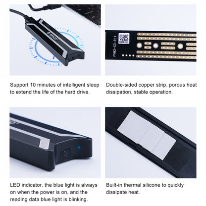 ORICO PBM2 NVMe M.2 SSD Case Type C USB 3.1 Enclosure Hard Drive Disk Box (10Gbps)