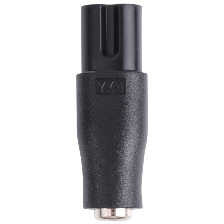 DC 5.5 x 2.1mm Female to Shaver Interface Female Power Supply Conversion Converter, Semicircle