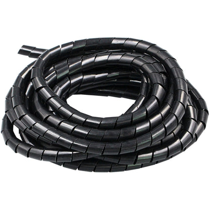 15m PE Spiral Pipes Wire Winding Organizer Tidy Tube, Nominal Diameter: 6mm, 6mm /15m Length, 6mm / 15m Length
