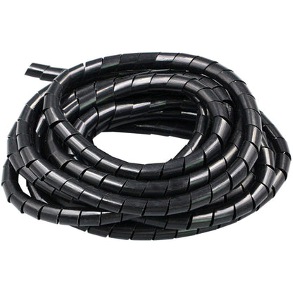 15m PE Spiral Pipes Wire Winding Organizer Tidy Tube, Nominal Diameter: 6mm, 6mm /15m Length, 6mm / 15m Length