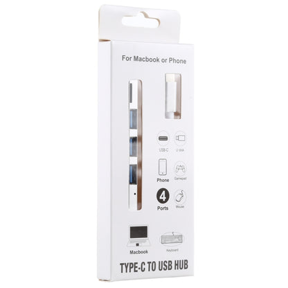 T-818 TF + 3 x USB 3.0 to USB-C / Type-C HUB Adapter