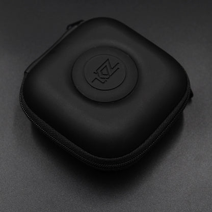 KZ Data Wire Charger Earphone Portable PU Receiving Case, PU Black, PU Blue, PU Red