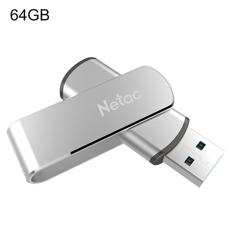 Netac U388 64GB USB 3.0 Twister Secure Encryption Flash Disk, U388 64GB