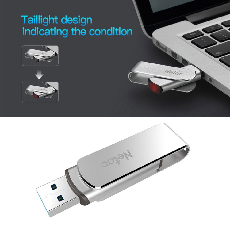 Netac U388 64GB USB 3.0 Twister Secure Encryption Flash Disk, U388 64GB