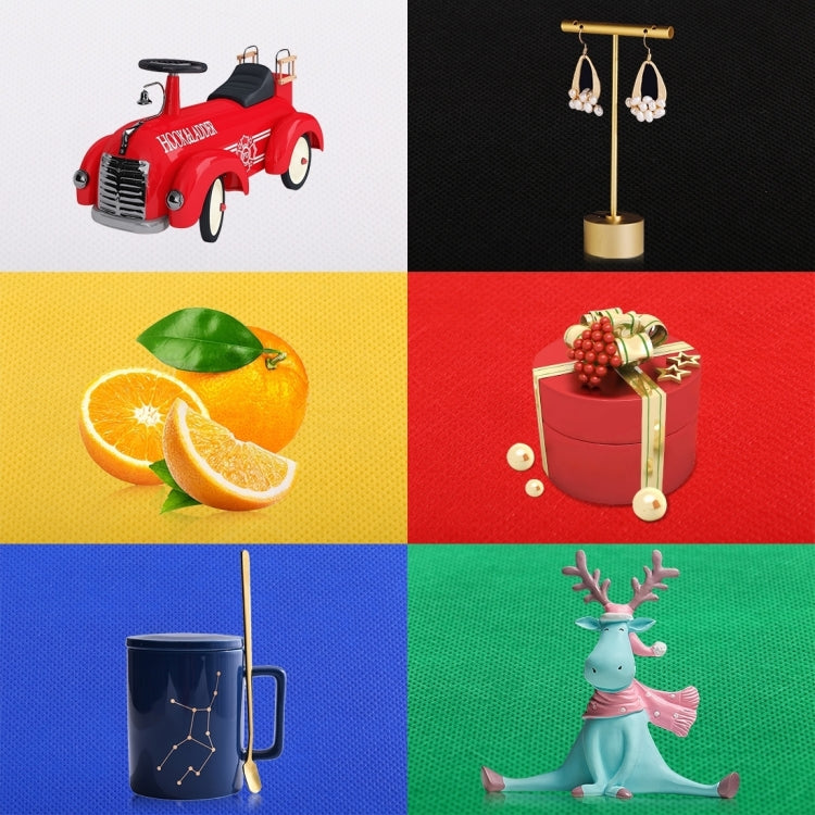 PULUZ 23cm Ring LED Panel Folding Portable Light Photo Lighting Studio Shooting Tent Box Kit with 6 Colors Backdrops (Black, White, Yellow, Red, Green, Blue), Unfold Size: 24cm x 23cm x 23cm, 23cm Ring LED Panel (RU), 23cm Ring LED Panel