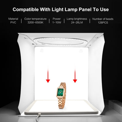 PULUZ 30cm Folding Portable Ring Light Board Photo Lighting Studio Shooting Tent Box Kit with 6 Colors Backdrops (Black, White, Yellow, Red, Green, Blue), Unfold Size: 31cm x 31cm x 32cm, 30cm Box(RU), 30cm Box