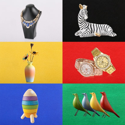 PULUZ 30cm Folding Portable Ring Light Board Photo Lighting Studio Shooting Tent Box Kit with 6 Colors Backdrops (Black, White, Yellow, Red, Green, Blue), Unfold Size: 31cm x 31cm x 32cm, 30cm Box(RU), 30cm Box