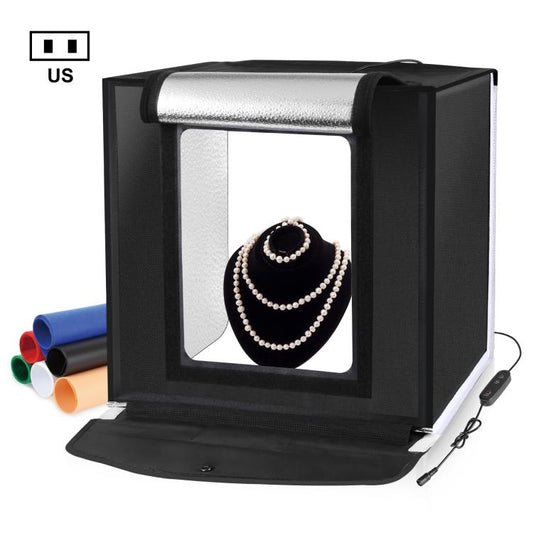 PULUZ 40cm Folding Portable White Light Dimmable Photo Lighting Studio Shooting Tent Box Kit with 6 Colors (Black, Orange, White, Red, Green, Blue) Backdrops, 40cm Box(UK/AE), 40cm Box(US), 40cm Box(UK), 40cm Box(EU), 40cm Box(AU)