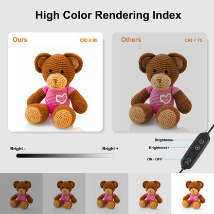 PULUZ 40cm Folding 72W 5500K Studio Shooting Tent Soft Box Photography Lighting Kit with 4 Colors (Black, Orange, White, Green) Backdrops, 40cm Folding 72W(AU Plug), 40cm Folding 72W(EU Plug), 40cm Folding 72W(UK Plug), 40cm Folding 72W(US Plug)