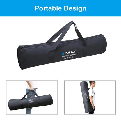 PULUZ 80cm Folding Portable 72W White Light Photo Lighting Studio Shooting Tent Box Kit with 3 Colors Black / White / Orange Backdrops, 80cm Box(US), 80cm Box(EU), 80cm Box(AU), 80cm Box(UK)