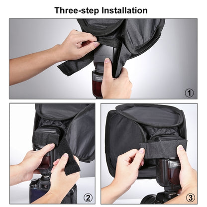 PULUZ Foldable Soft Flash Light Diffuser Softbox Cover, Size: 23cm x 23cm, 23cm Softbox