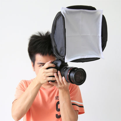 PULUZ Foldable Soft Flash Light Diffuser Softbox Cover, Size: 23cm x 23cm, 23cm Softbox