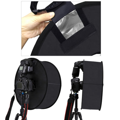 PULUZ 45cm Round Style Macro and Portrait Softbox SpeedLite Flash Light Foldable Diffuser, 45cm Round(US), 45cm Round, 45cm Round(AE)