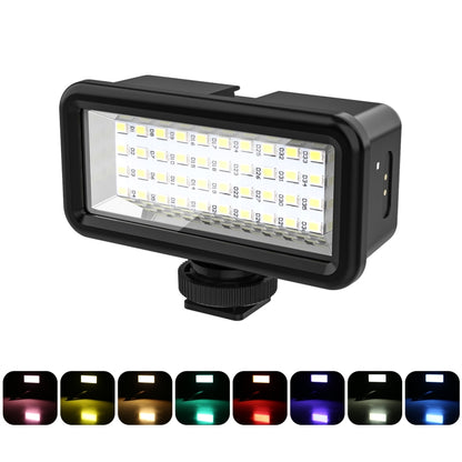 PULUZ 40 LED 40 m Luz de relleno impermeable para buceo Cámara Video Foto Estudio Luz, 40 LED