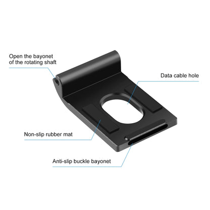 Tampa lateral da interface da bateria PULUZ em metal para GoPro Hero11 Black Mini, tipo B