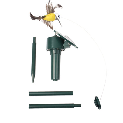 Lifelike Decorative Garden Courtyard Solar Flying Bird Toy(Random Color Delivery), Bird