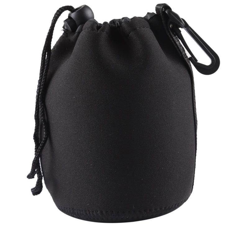 Neoprene SLR Camera Lens Carrying Bag Pouch Bag with Carabiner, Size: 10x14cm, Size: 10x14cm
