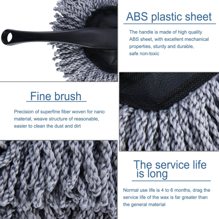 KANEED SL-915 Car Dash Duster Washable Microfiber Interior and Exterior Surface Cleaner Wax Treated Professional Detailing Tool, Size: 34 x 19cm, Surface Cleaner, UK Stock Surface Cleaner, US Stock Surface Cleaner, Surface Cleaner Blue