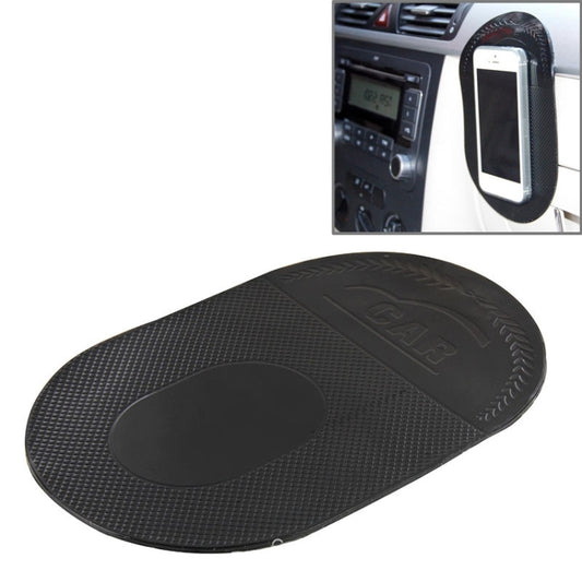 Car Anti-Slip Sticky Mat for Mobile Phone / MP3 / MP4, Size: 18.2x12x0.2cm, Anti-Slip Sticky Mat(Black), Anti-Slip Sticky Mat(Transparent)