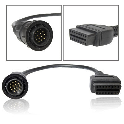 For Benz OBDII Sprinter 14 Pin to 16 Pin Diagnostic Plug Adapter, 14 Pin to 16 Pin for Benz