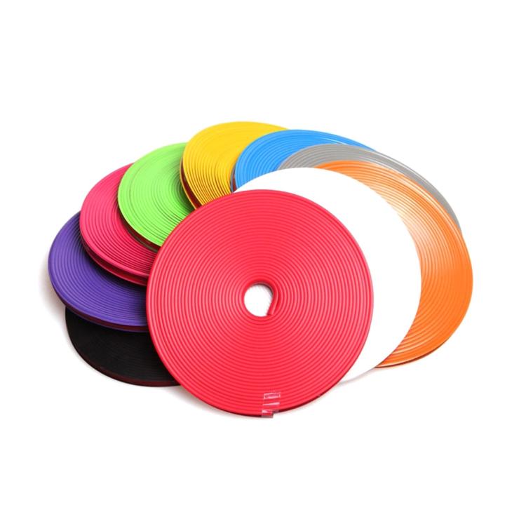 Tira decorativa universal antiarañazos, flexible, de 8 m, para molduras de cubo de rueda de coche, 15 pulgadas, 8 m