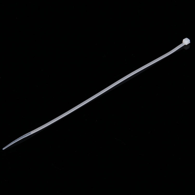 500 PCS 3 x 150mm Self-Locking Nylon Cable Wire Zip Ties, 3mm x 150mm Black, 3mm x 150mm White