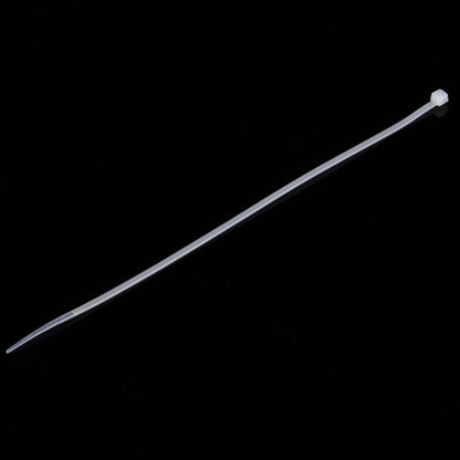 500 PCS 3 x 150mm Self-Locking Nylon Cable Wire Zip Ties, 3mm x 150mm Black, 3mm x 150mm White