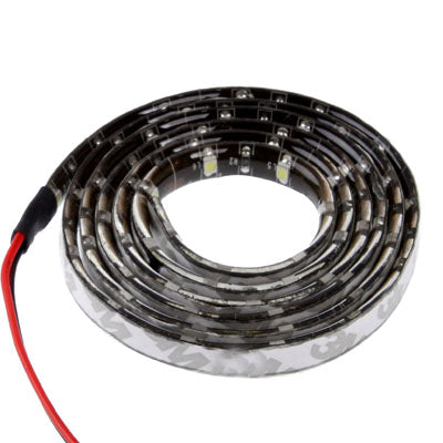 5 PCS 1.7W 60 LED 3528 SMD Waterproof Flexible Car Strip Light, DC 12V, Length: 1m, White Light, Blue Light