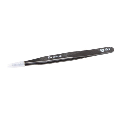 BEST BST-200ESD 202 Stainless Steel Anti-static Tip Tweezers, BST-200ESD