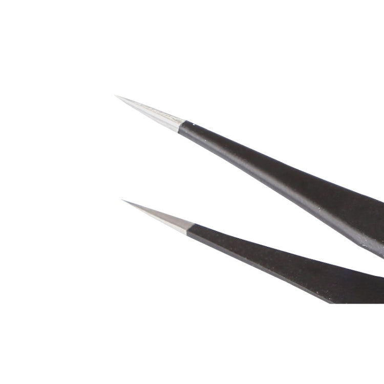 BEST BST-200ESD 202 Stainless Steel Anti-static Tip Tweezers, BST-200ESD