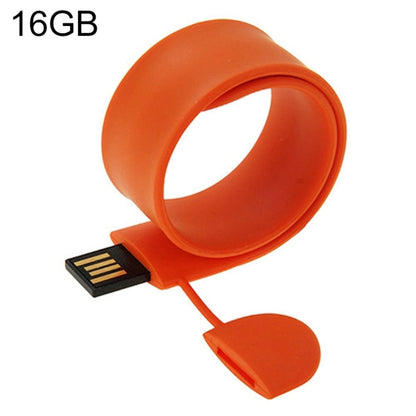 Silicone Bracelet USB Flash Disk with 16GB Memory, 16GB, 16GB (Orange), 16GB (Pink), 16GB (Purple)