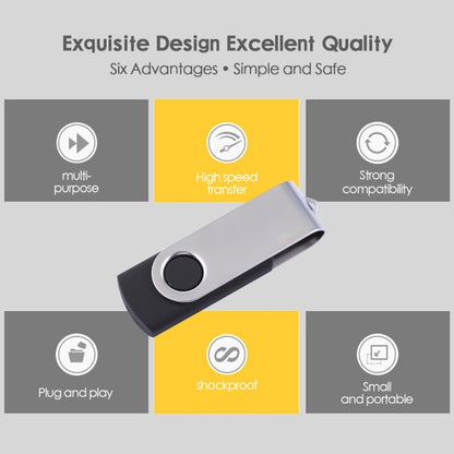 128GB Twister USB 2.0 Flash Disk(Black), 128GB/Black