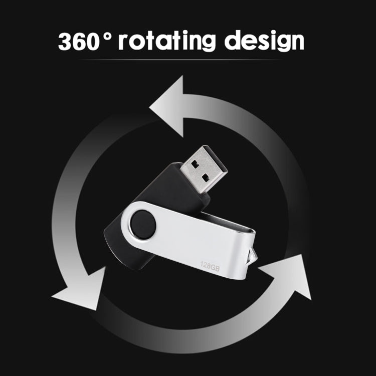128GB Twister USB 2.0 Flash Disk(Black), 128GB/Black