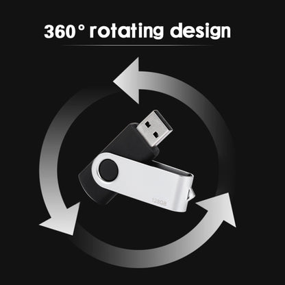 128GB Twister USB 2.0 Flash Disk(Black), 128GB/Black