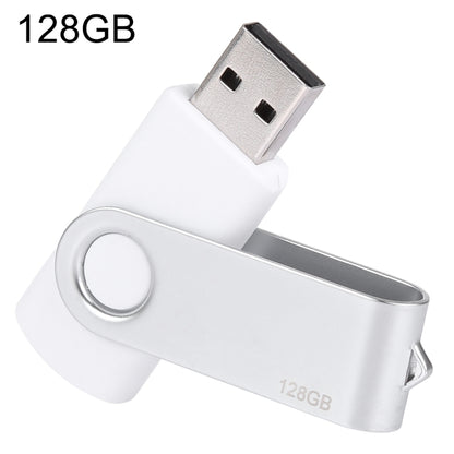 128GB Twister USB 2.0 Flash Disk, 128GB/White