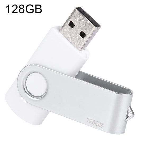 128GB Twister USB 2.0 Flash Disk, 128GB/White