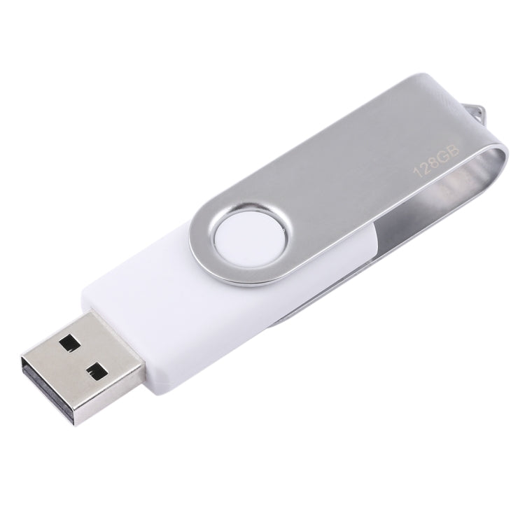 128GB Twister USB 2.0 Flash Disk, 128GB/White